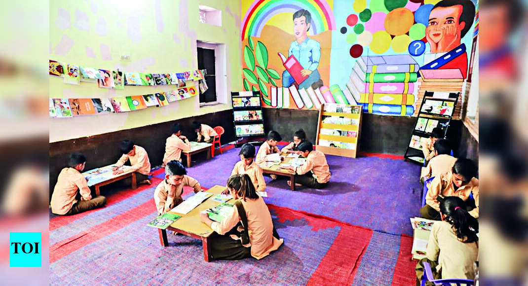Libraries In Rural Schools Help Inculcate Reading Habit In Kids | Ajmer ...