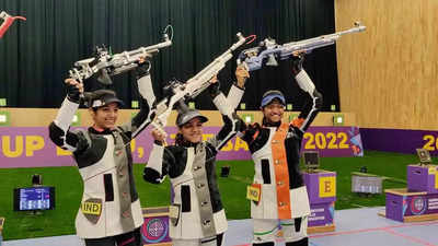 ISSF World Cup: Elavenil, Ramita and Shreya win gold in women's 10m air rifle team competition