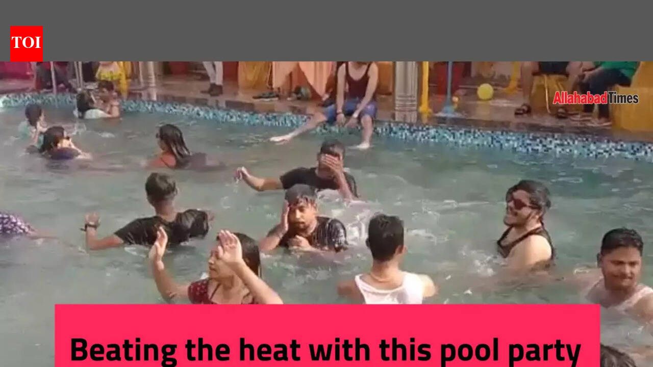 Beating the heat with this pool party
