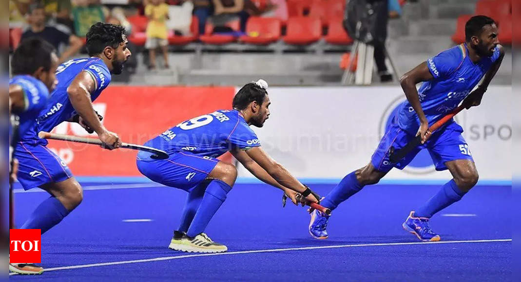 India vs South Korea Hockey Live Score, Asia Cup 2022: India eye win against South Korea to reach the final  – The Times of India