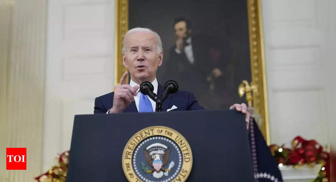 biden:  Biden says US will provide Ukraine with advanced rocket systems – Times of India