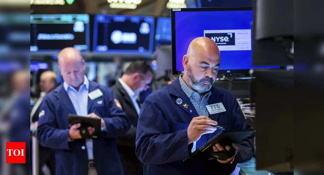 US stocks: Wall Street pulls back after last week’s rally with inflation in focus – Times of India