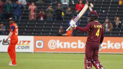 1st ODI: Teja Nidamanuru shines for Netherlands but Shai Hope's century wins it for West Indies