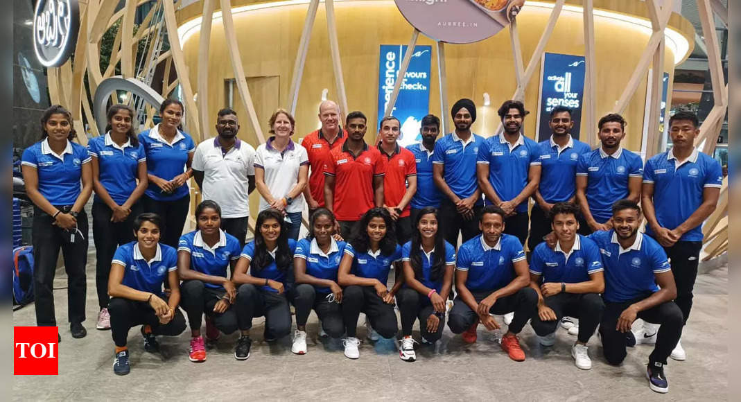 Drużyny mężczyzn i kobiet z Indii wyjeżdżają na FIH Hockey5s w Lozannie |  wiadomości hokejowe