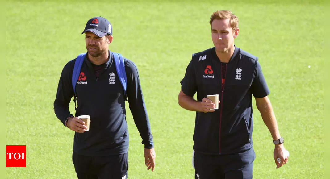 England recall Stuart Broad and James Anderson for Lord’s Test against New Zealand, Matthew Potts to make debut | Cricket News – Times of India