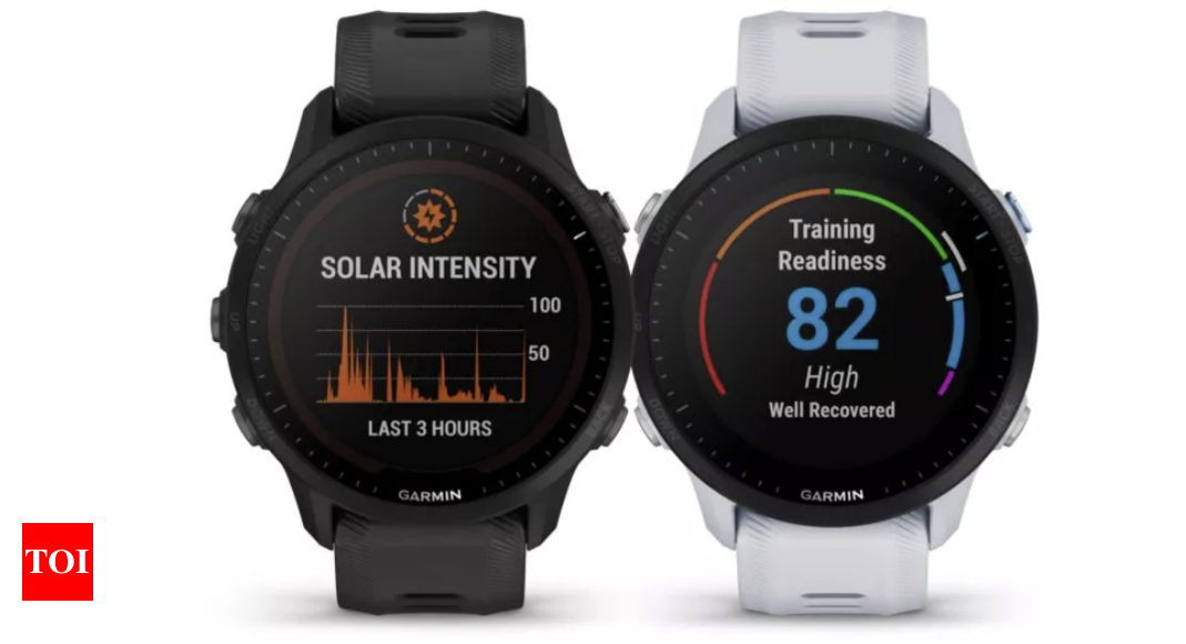 forerunner:  Garmin launches Forerunner 955 Solar, Forerunner 255 with multi-band GPS, solar charging – Times of India