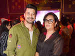 Jisshu U Sangupta with wife Nilanjanaa