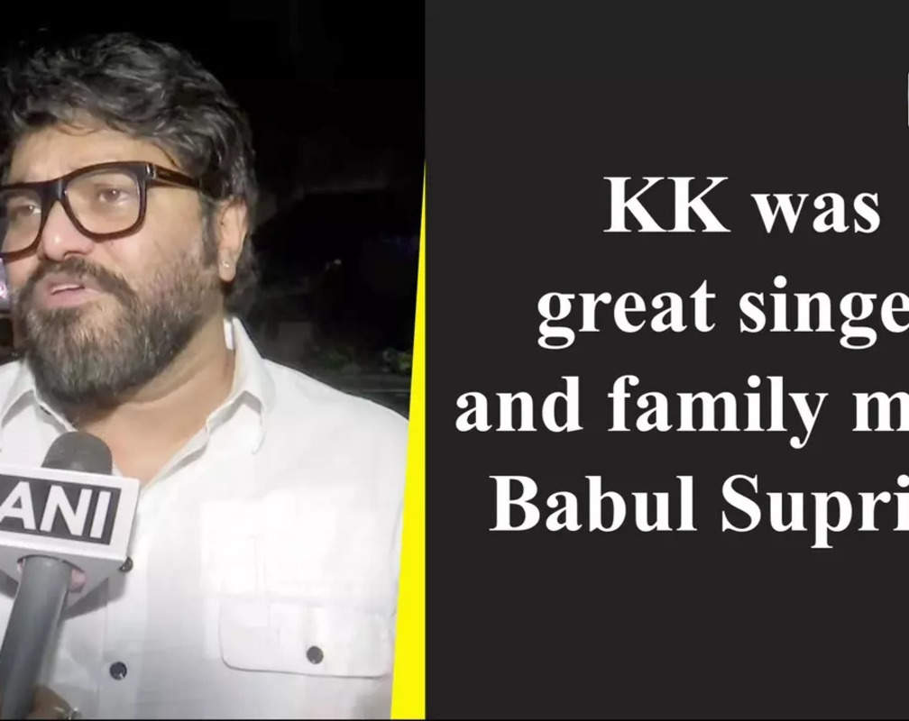 
KK was great singer and family man: Babul Supriyo
