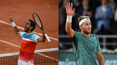 Marin Cilic and Casper Ruud reach French Open semi-finals for the first time