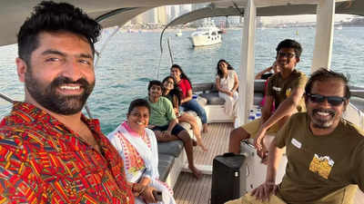 In Pics: Here's a glimpse of choreographer-TV judge Sekhar's 'summer vibes' in Dubai with his and AP minister RK Roja's family