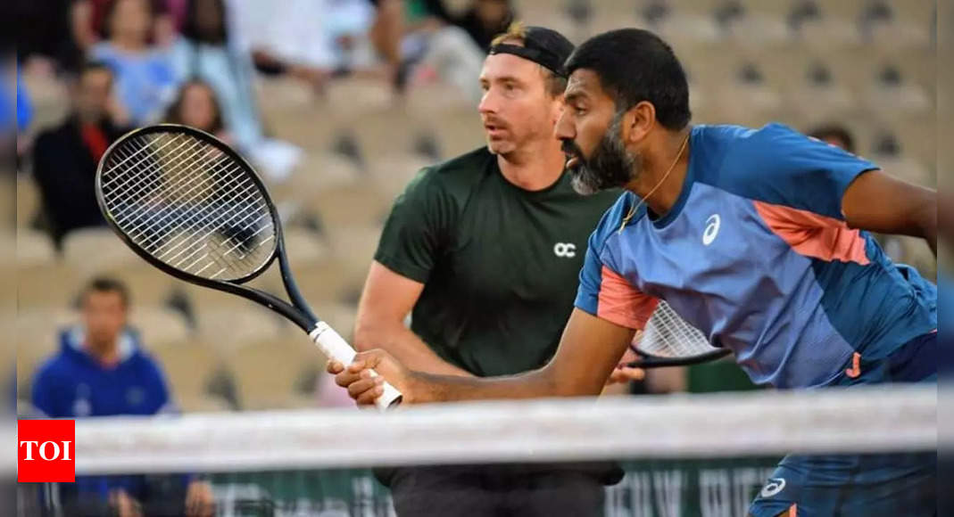 Rohan Bopanna-Matwe Middelkoop suffer heartbreaking defeat to bow out of French Open | Tennis News – Times of India