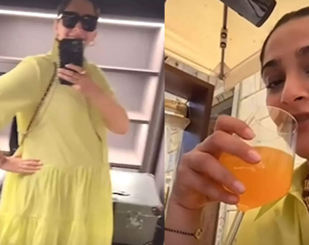 
Sonam Kapoor drops pictures with husband Anand Ahuja from her Babymoon in Italy
