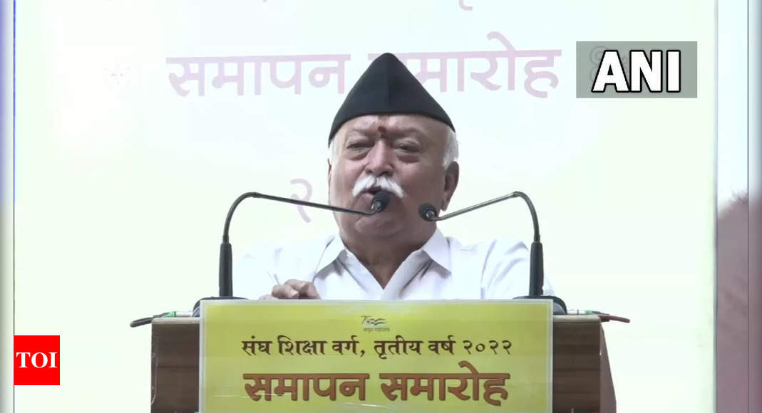 rss:   Why look for a Shivling in every masjid? RSS chief says amid Gyanvapi controversy | India News – Times of India
