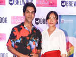 ​Rajkummar Rao happily poses with co-star Chum Darang at the red carpet.