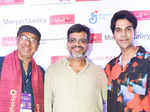 Festival director Sridhar Rangayan, Harshavardhan Kulkarni and Rajkummar Rao pose for the shutterbugs.