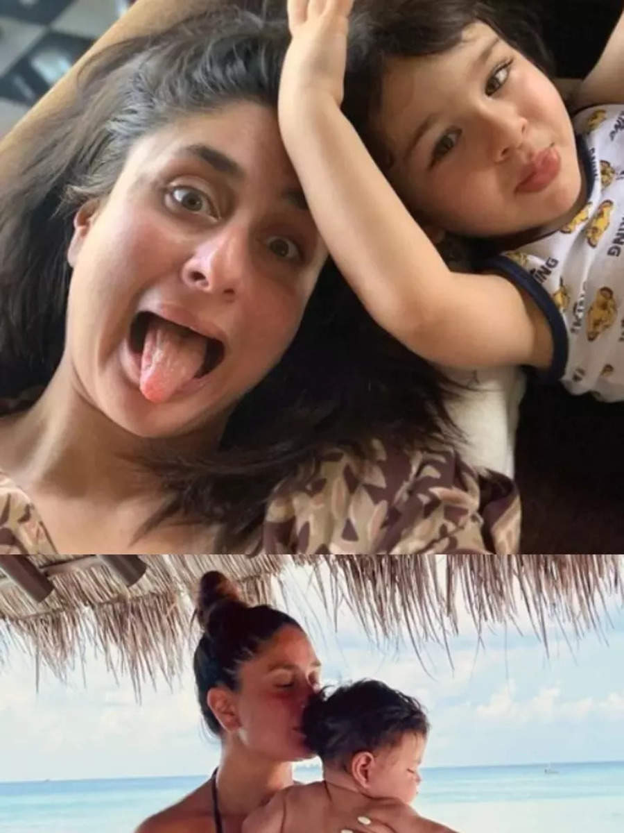 Kareena Kapoor Khan is a hands on mom to Taimur and Jeh | Times of India