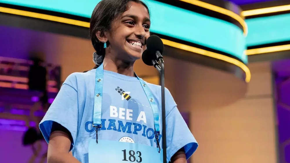 In Pics: Indian-American Teen Harini Logan Crowned 2022 US Spelling Bee ...