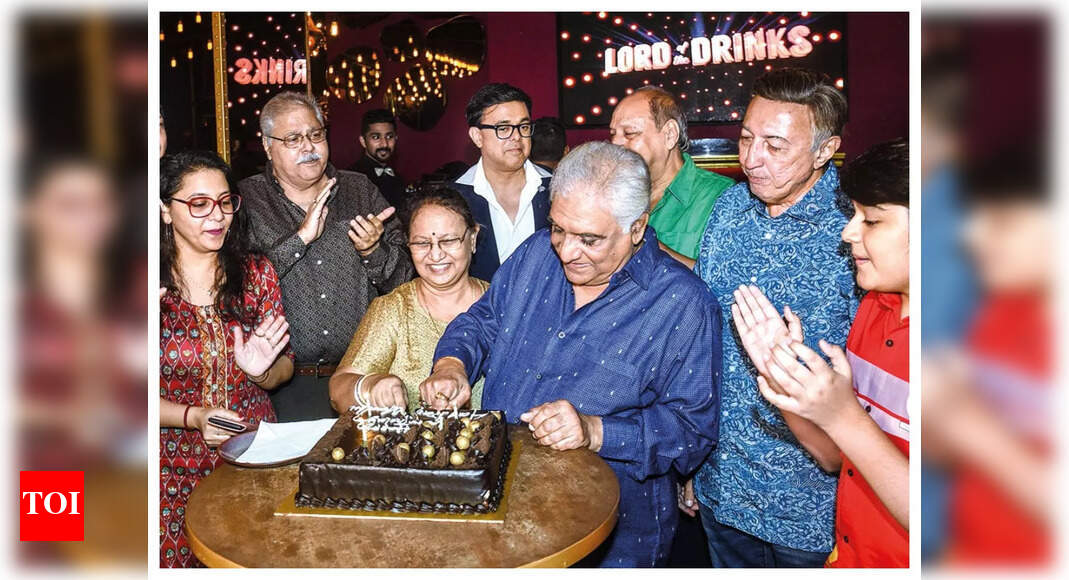 Anjan Srivastav celebrates his 74th birthday with family and friends ...