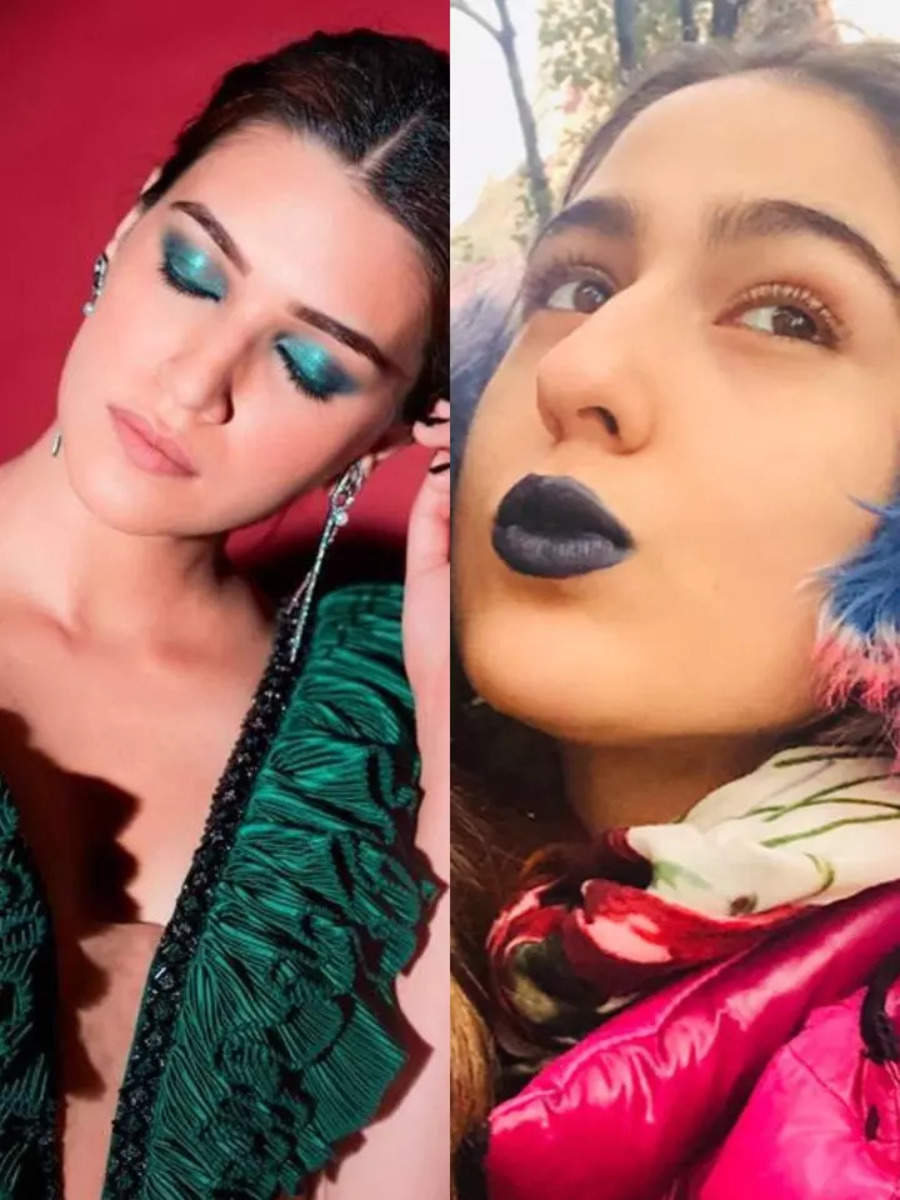 Kriti's green eyes to Sara's blue lips: Bollywood inspired makeup looks to try during Pride month