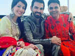 Karan V Grover and Poppy Jabbal's pictures