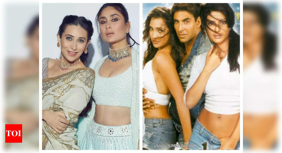 Were Kareena Kapoor Khan and Karisma Kapoor the first choices for ‘Andaaz’? Here’s what producer Suneel Darshan has to say! – Times of India