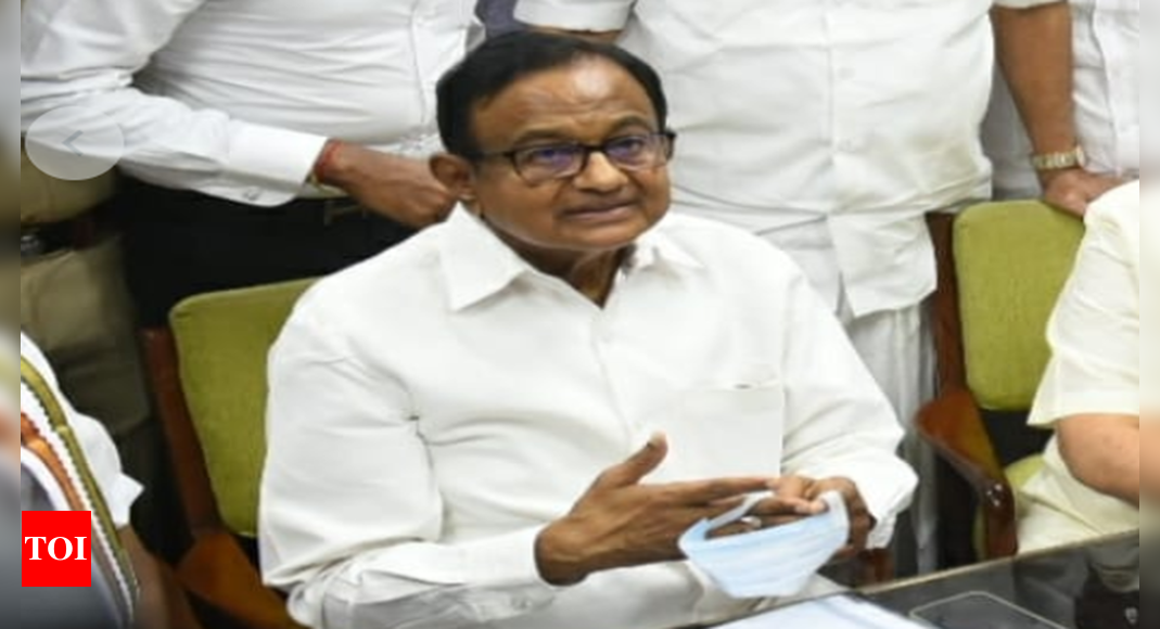Rajya Sabha elections: P Chidambaram, five others elected unopposed from Tamil Nadu | India News – Times of India