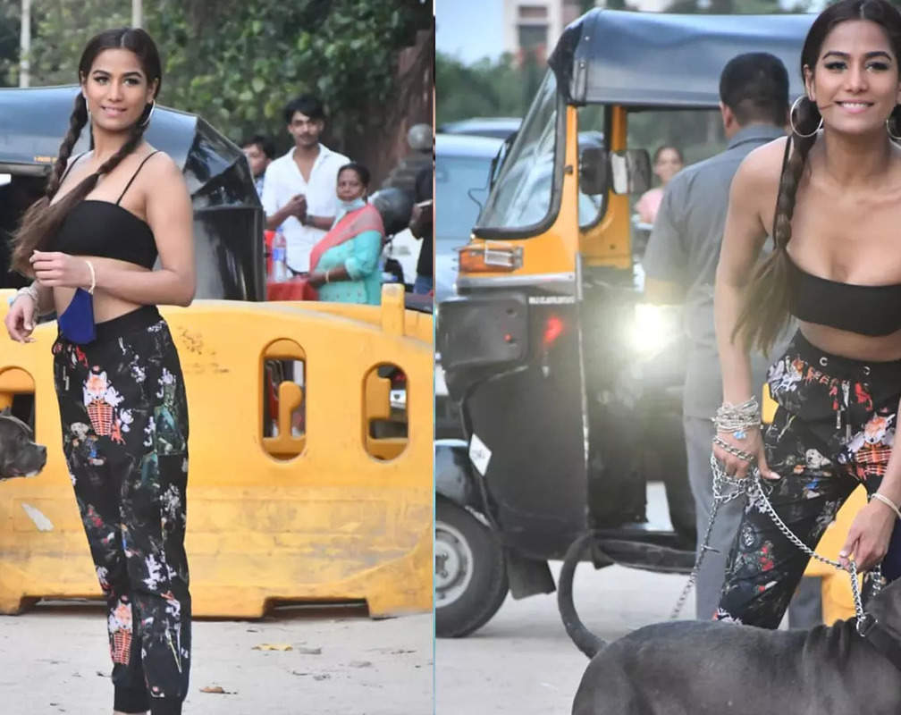 
Watch: Poonam Pandey steps out for a walk with her dog
