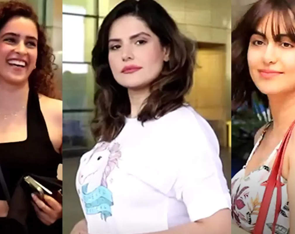 
#CelebrityEvenings: From Sanya Malhotra to Adah Sharma, Bollywood celebs spotted in Mumbai
