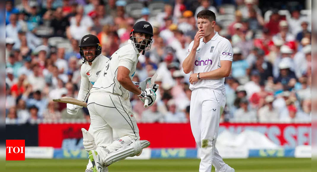 1st Test: New Zealand have a ‘big job’ to do against England on day three, says Tom Blundell | Cricket News – Times of India