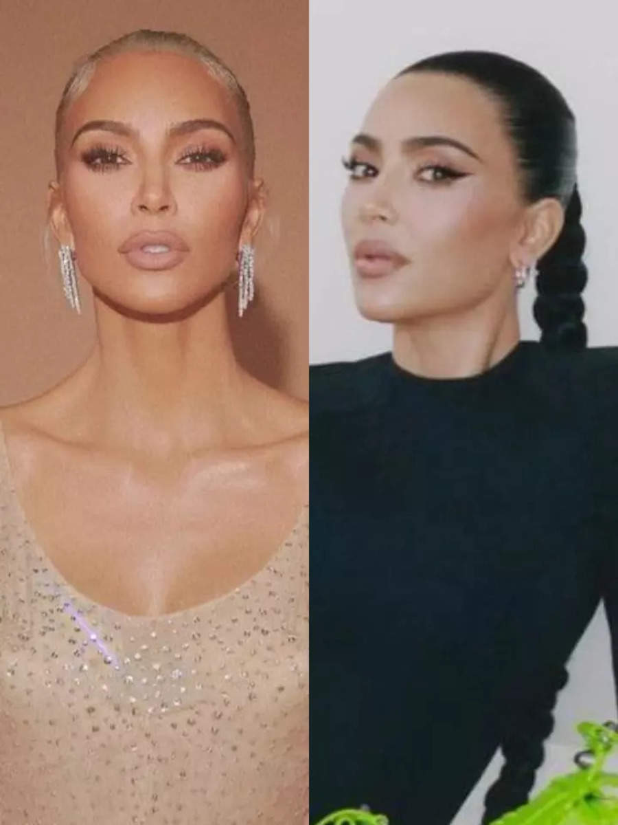 Kim Kardashian just resurrected the dip dye hair trend
