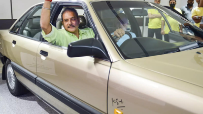 Ravi Shastri's iconic Audi 100 restored to full glory: How it looks now