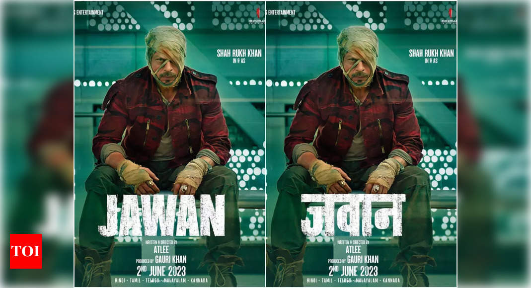 Shah Rukh Khan shares 1st poster from his next 'Jawan'; calls it 'special'  | Hindi Movie News - Times of India