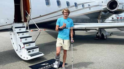 Alexander Zverev says torn ligaments in foot ended his French Open campaign