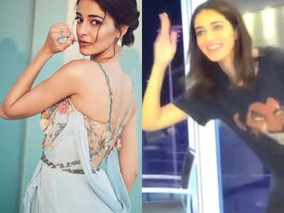 Ananya Panday shows off her moves to Saami Saami: Sara Ali Khan shares video