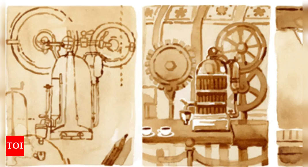 Angelo Moriondo: Google Doodle pays tribute to Angelo Moriondo, inventor of espresso machine | India News – Times of India