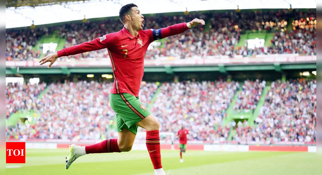 Cristiano Ronaldo steers Portugal past Switzerland, Spain held in Prague | Football News – Times of India