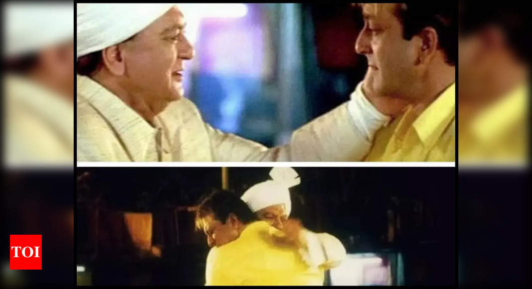 Sanjay Dutt remembers his ‘hero’ Sunil Dutt on his birth anniversary with an emotional moment from ‘Munna Bhai MBBS’; sister Priya Dutt writes, ‘Love you dad’ – Times of India