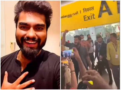 Bigg Boss Malayalam 4: Robin Radhakrishnan overwhelmed by the welcome at airport; says, 'God! What am I seeing'