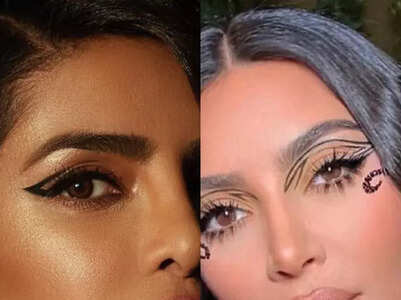 Hottest graphic eyeliner looks from our favourite celebrity divas