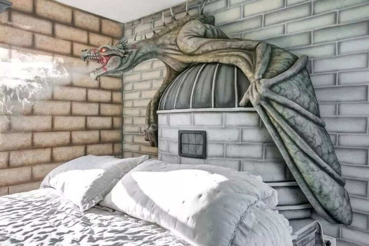 Harry Potter Themed Room with Hogwarts Letter, Canada