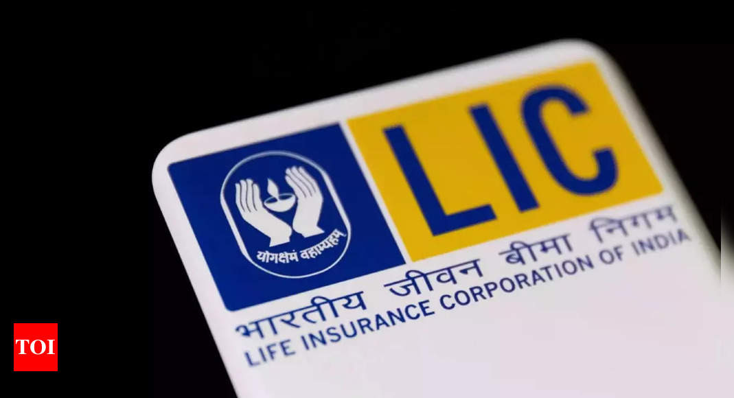 lic:  LIC shares decline for 5th day; m-cap falls below Rs 5 lakh crore-mark – Times of India