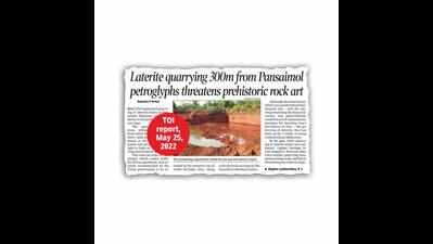 HC takes suo motu cognisance of TOI report on Pansaimol quarrying
