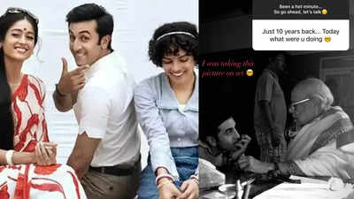 Ileana D’Cruz shares an unseen pic of Ranbir Kapoor from the sets of ‘Barfi’. Check it out!