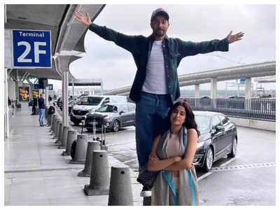 Varun Dhawan is goofing around with his 'Bawaal' co-star Jahnvi Kapoor in Paris – See photo