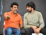 Sudeep, Shivarajkumar and others attend the muhurtha of Upendra's film UI