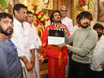 Sudeep, Shivarajkumar and others attend the muhurtha of Upendra's film UI