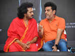 Sudeep, Shivarajkumar and others attend the muhurtha of Upendra's film UI