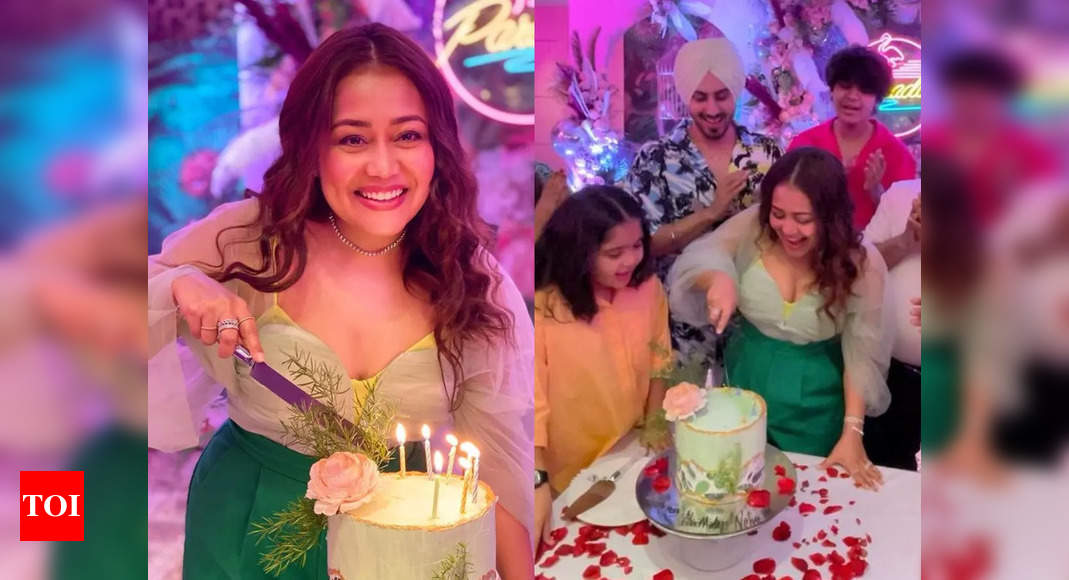 Neha Kakkar Shares Pics From Her Intimate Birthday Celebration In