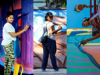 Women wall artists paint change across Chennai's walls