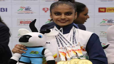 Khelo India Youth Games: Gymnast Sanyukta Kale bags 5 gold, cyclist Celestina wins her 3rd gold